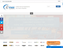 Tablet Screenshot of charlestonfitnessequipment.com